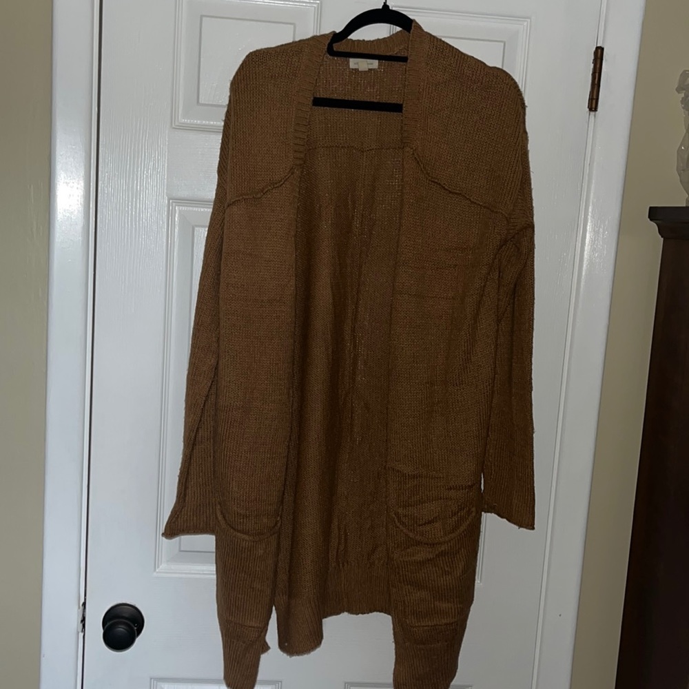 Brown Silence + Noise Duster Cardigan